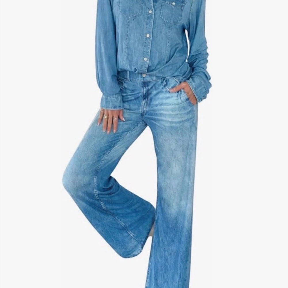 Women's Blue Jean PJ set!